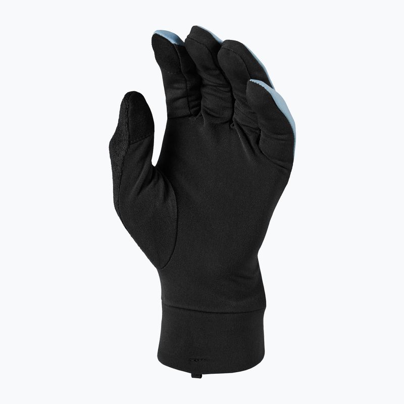 Mizuno Warmalite black / glacier lake running gloves 2