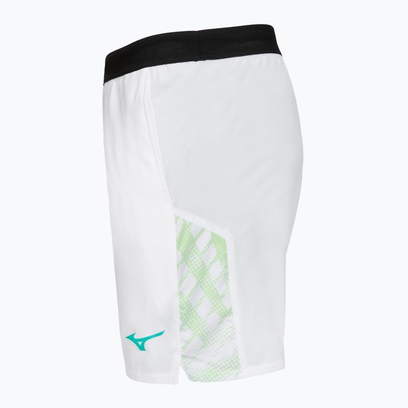 Men's tennis shorts Mizuno Mugen 8 In Amplify white 3