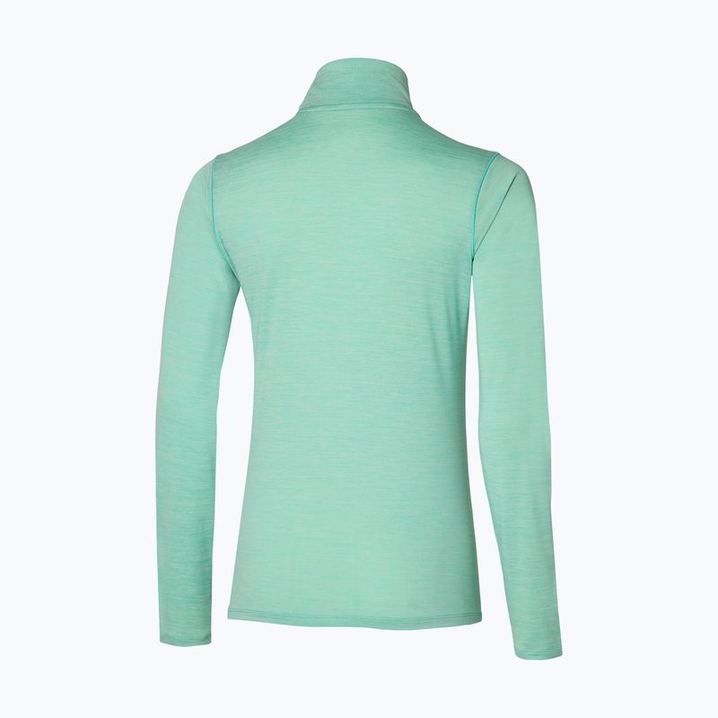 Women's running longsleeve Mizuno Impulse Core Half Zip dusty jade 2