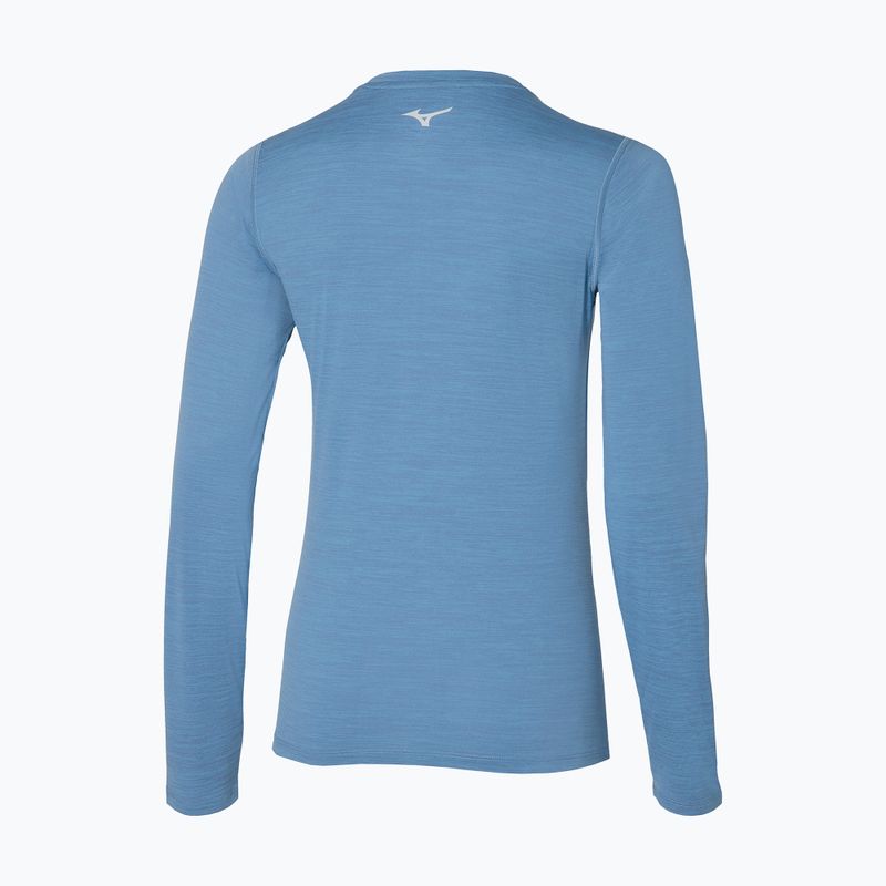 Women's Longsleeve Mizuno Impulse Core Tee parisian blue 2