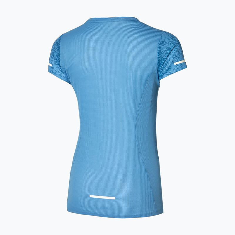 Women's running top Mizuno Premium Aero Tee parisian blue 2