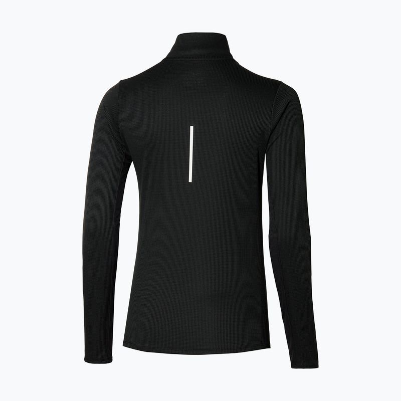 Women's running longsleeve Mizuno Dryaeroflow LS Half Zip black 2