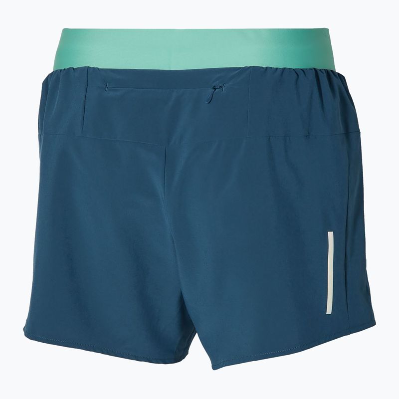 Women's shorts Mizuno Alpha 4.5 blue wing teal 2