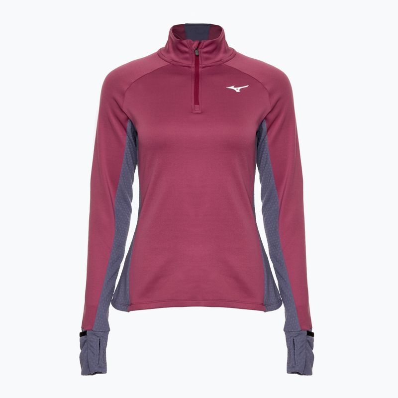 Women's running sweatshirt Mizuno Warmalite Half Zip violet quartz