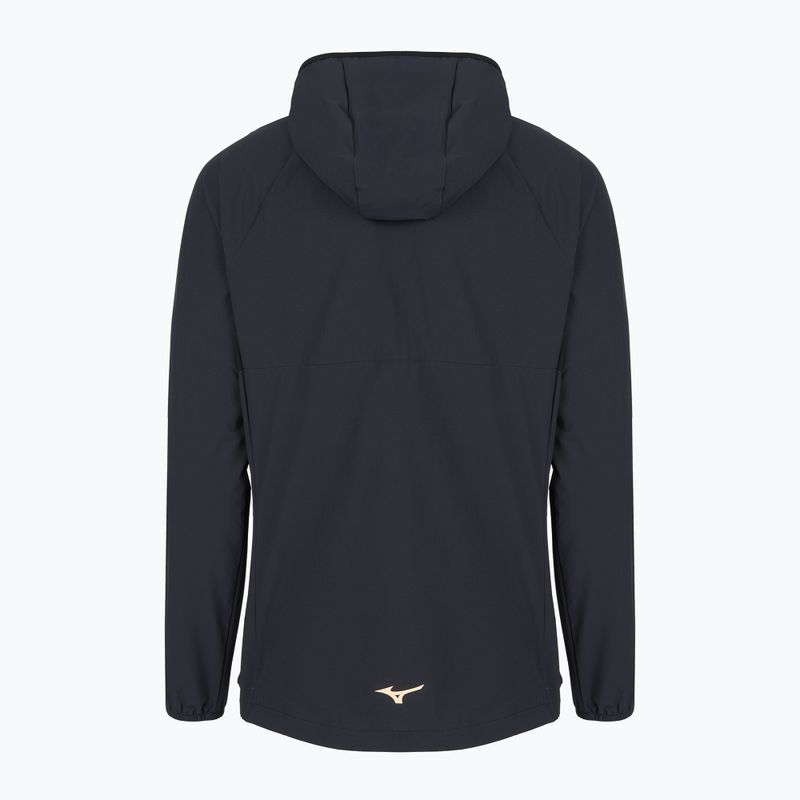 Women's running jacket Mizuno Alpha Jacket black 2