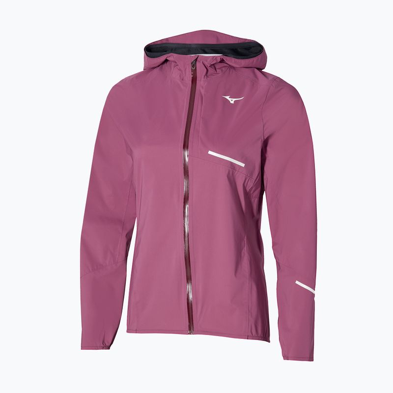 Women's running jacket Mizuno Waterproof 20K ER violet quartz