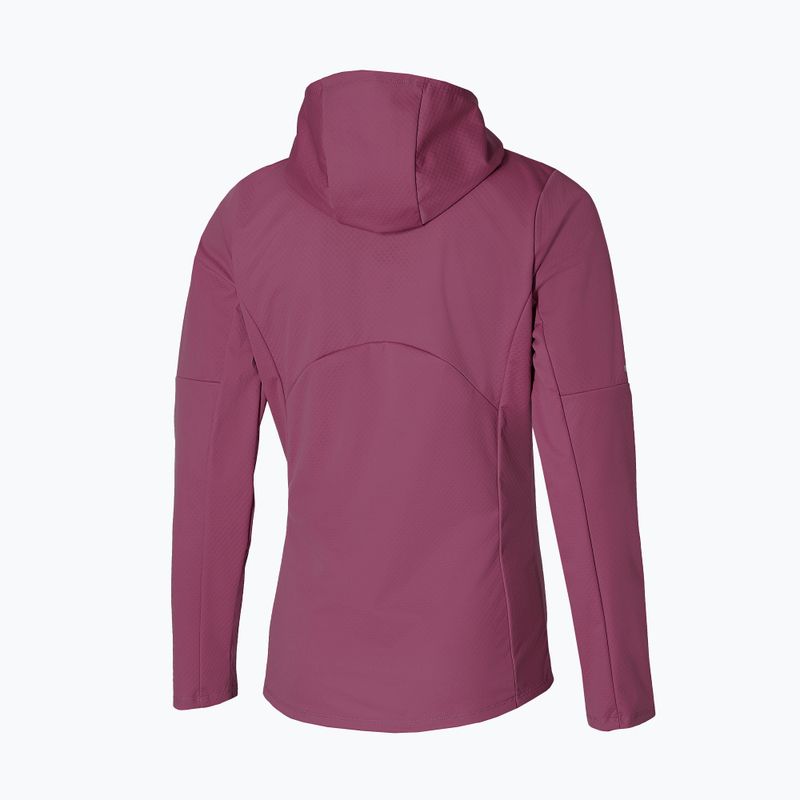 Women's running jacket Mizuno Thermal Charge BT violet quartz 2