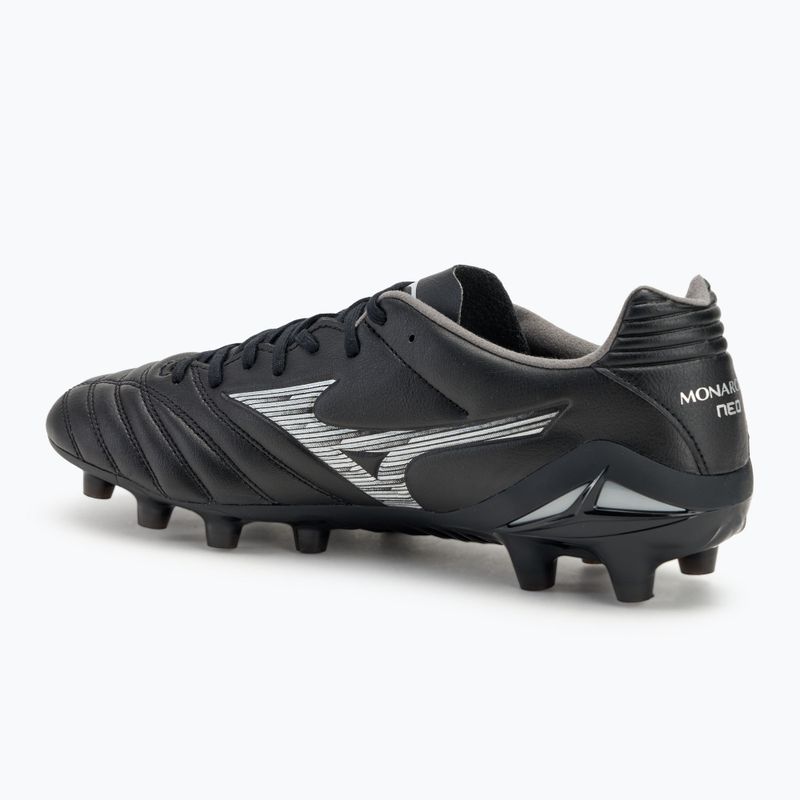 Mizuno Monarcida Neo III Pro FG black/silver men's football boots 3