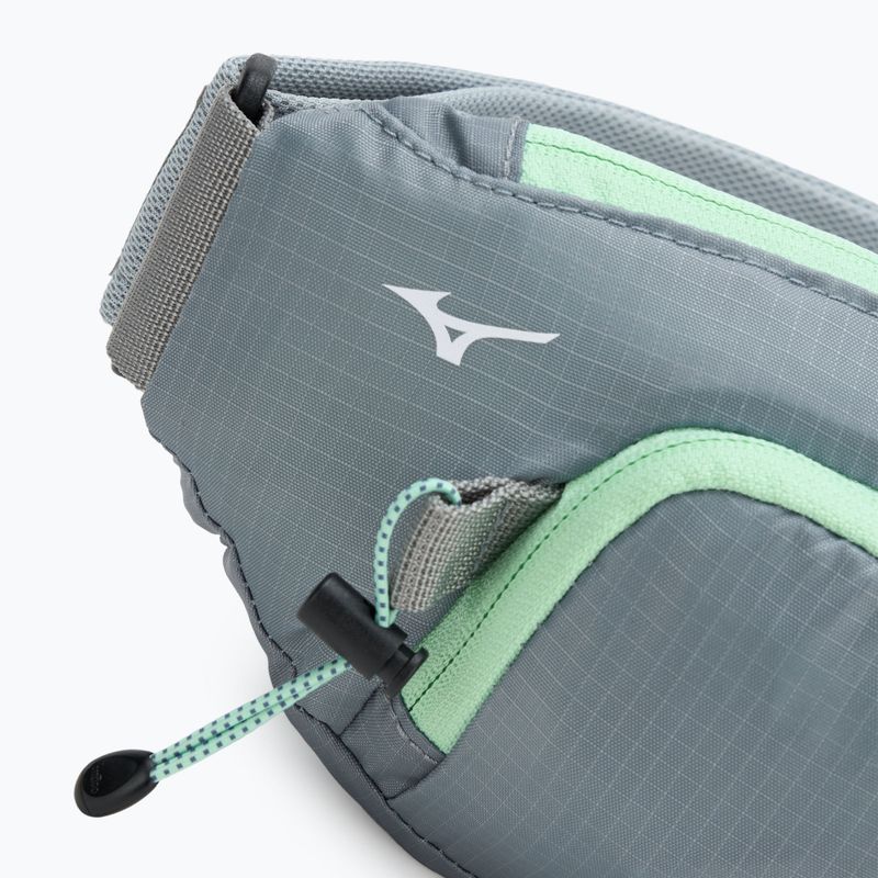 Mizuno Running Belt 2Way Waist Porch grey 5