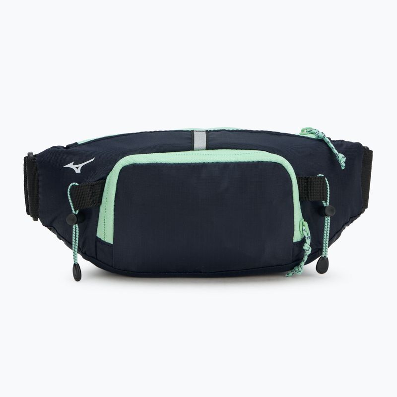 Mizuno Running Belt 2Way Waist Porch navy 2