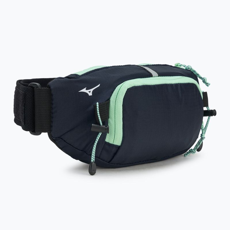 Mizuno Running Belt 2Way Waist Porch navy 3