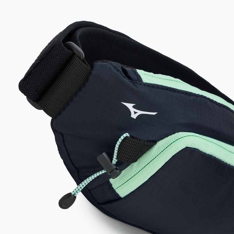 Mizuno Running Belt 2Way Waist Porch navy 5