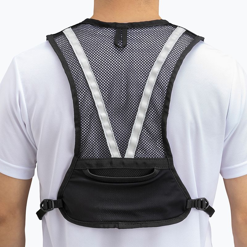 Mizuno Mesh Backpack NR running waistcoat black/light gray 2
