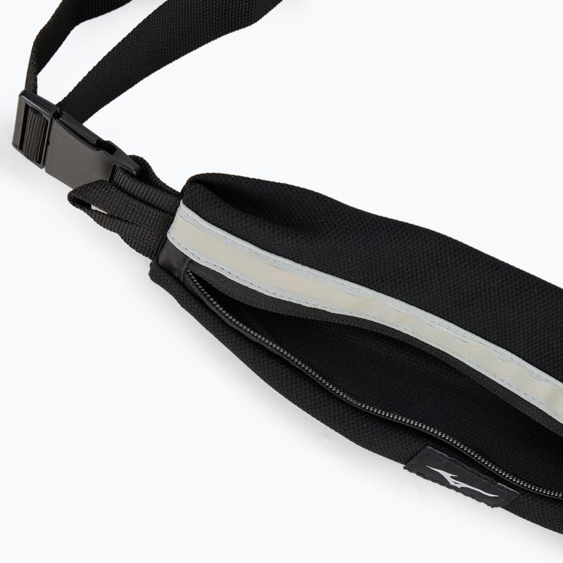 Mizuno 2Way Belt Porch black / light gray running belt 4