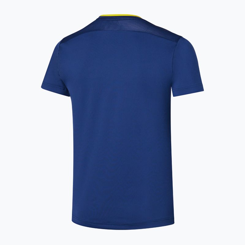 Men's t-shirt Mizuno Frontier Shadow Graphic Tee bellwether blue 2