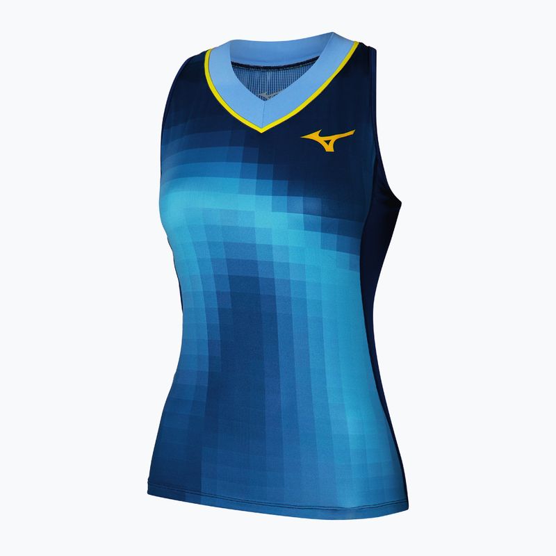 Women's Mizuno Frontier Tank W bellwether blue T-shirt 3