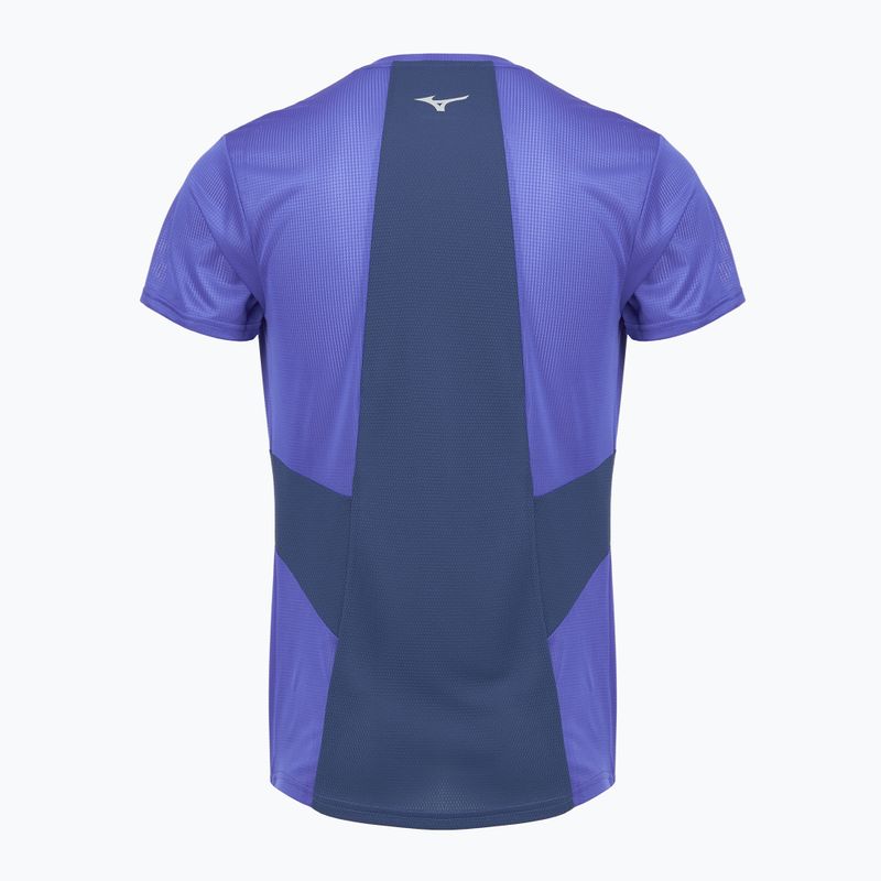 Men's running top Mizuno DryAeroFlow Tee reflexblue 2