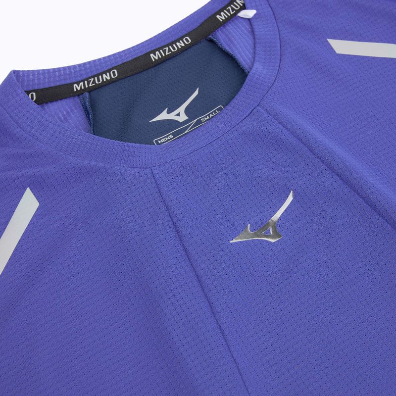 Men's running top Mizuno DryAeroFlow Tee reflexblue 3