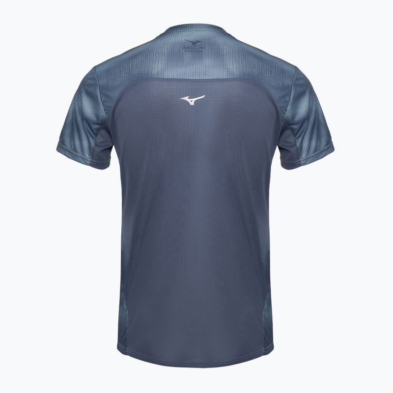 Men's Mizuno DryAeroFlow Graphic Tee citadel running shirt 2