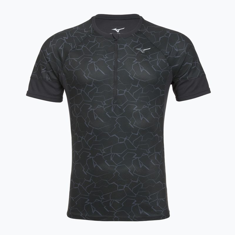 Men's Mizuno Graphic Trail Tee black running shirt