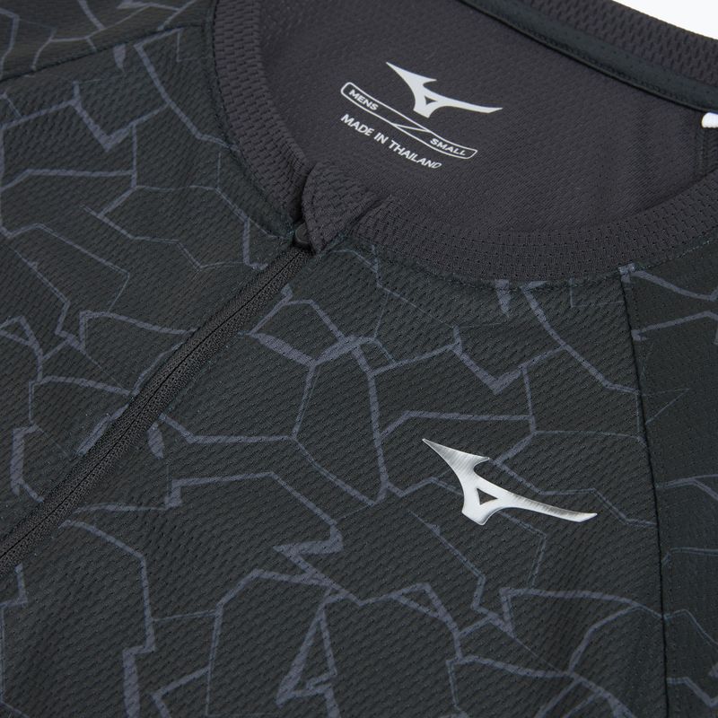 Men's Mizuno Graphic Trail Tee black running shirt 3