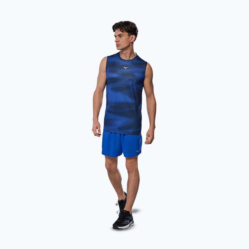 Men's running shirt Mizuno Core Graphic Sleeveless reflex blue 2