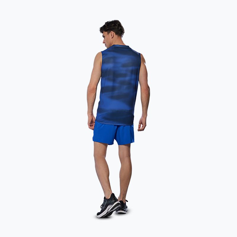 Men's running shirt Mizuno Core Graphic Sleeveless reflex blue 4