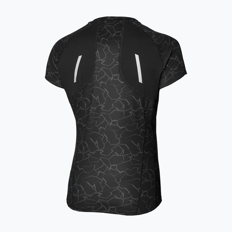 Women's running shirt Mizuno Graphic Trail Tee black 2