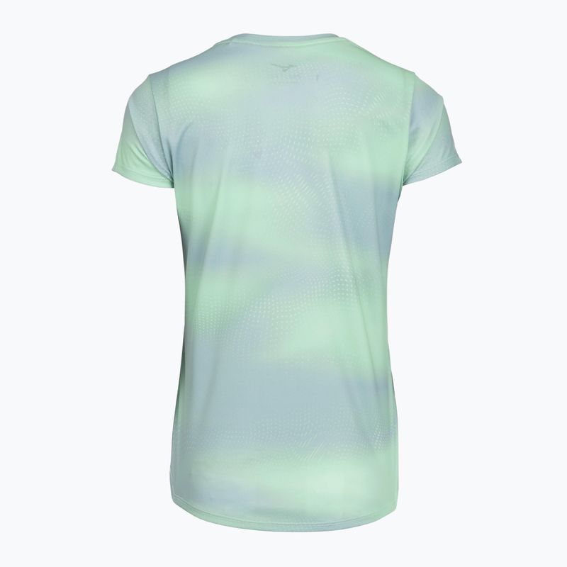 Women's running shirt Mizuno Core Graphic Tee flash mint 2