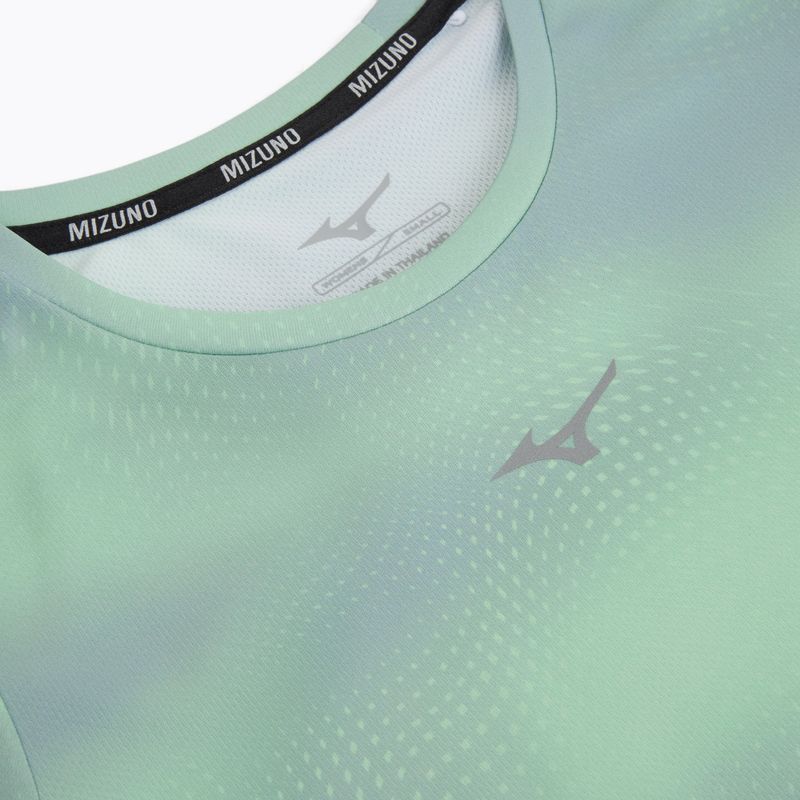 Women's running shirt Mizuno Core Graphic Tee flash mint 3