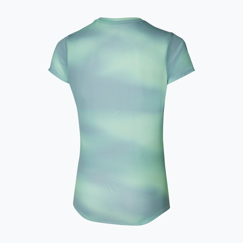 Women's running shirt Mizuno Core Graphic Tee flash mint 2