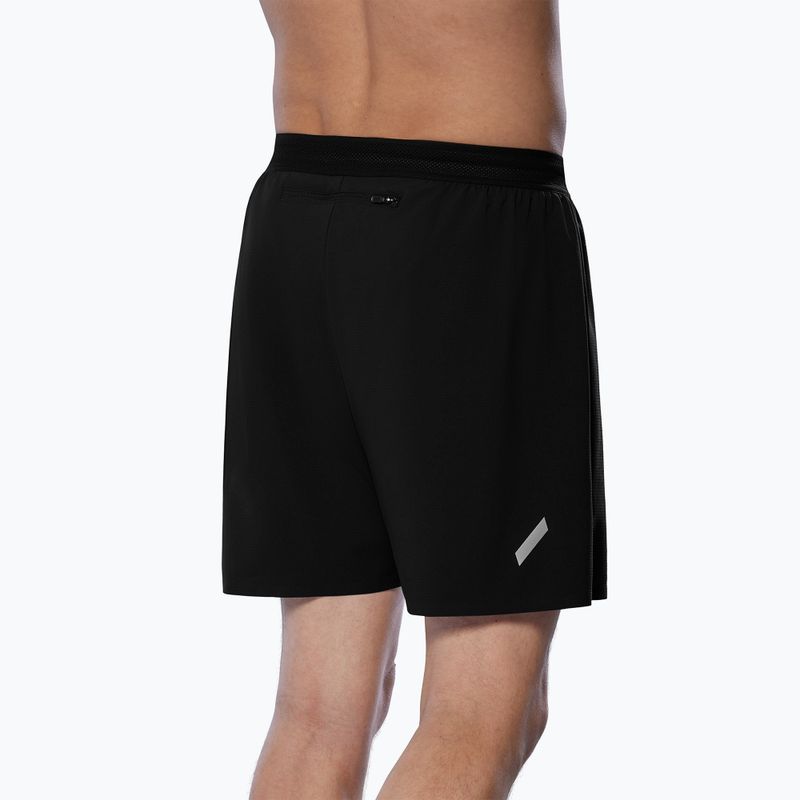 Men's running shorts Mizuno Tech Light 5.5" 2IN1 black 2