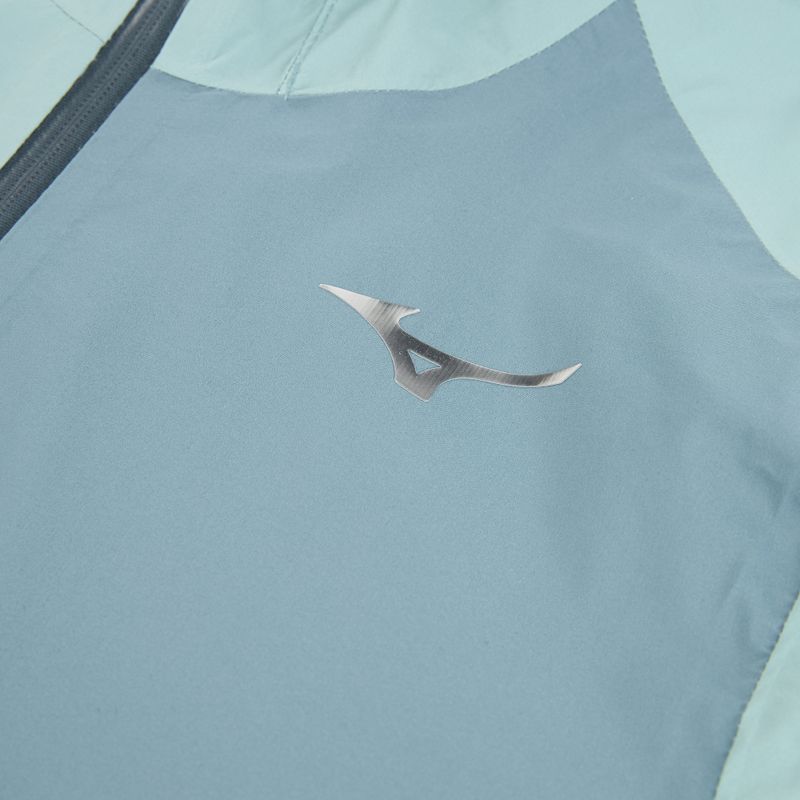 Women's running jacket Mizuno Waterproof 20K ER cloud blue 5
