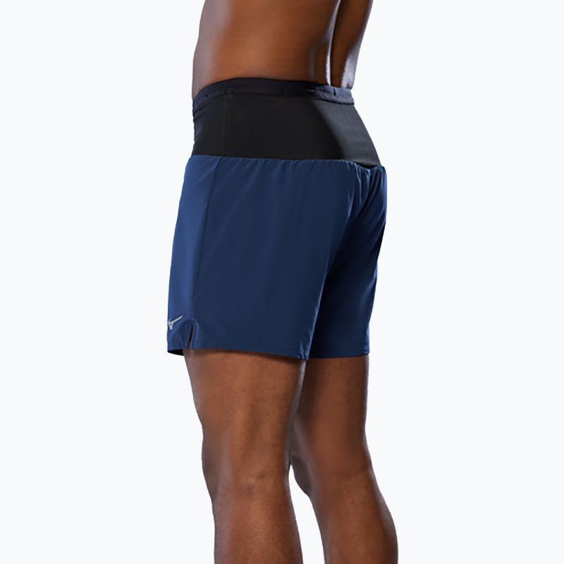 Men's Mizuno Multi Pocket running shorts estate blue 2
