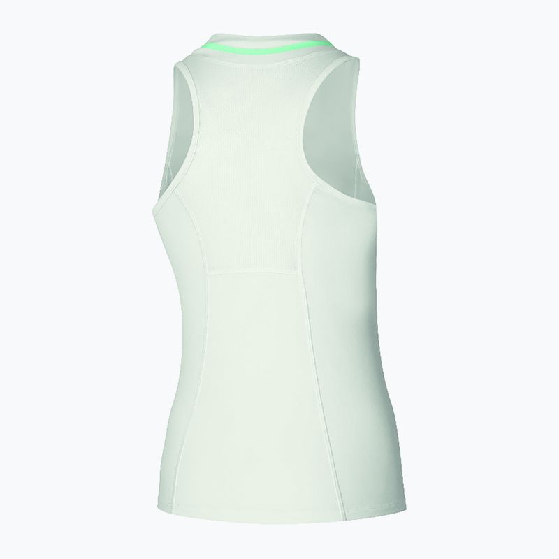 Women's Mizuno Frontier Tank W white/ bay T-shirt 2