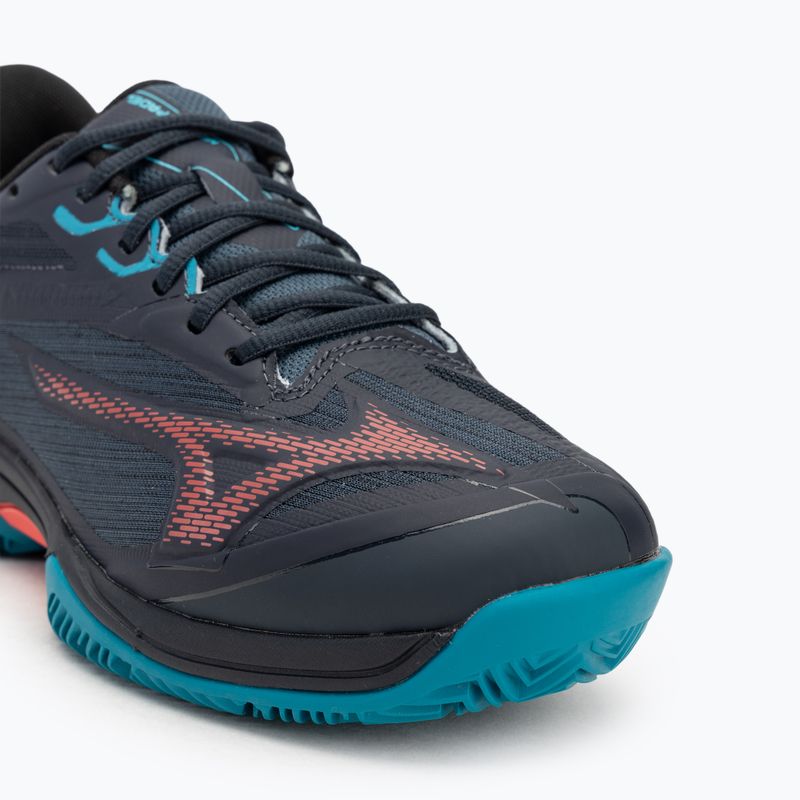 Men's padel shoes Mizuno Wave Exceed Light 2 Padel salute/ hibiscus/ enamel blue 7