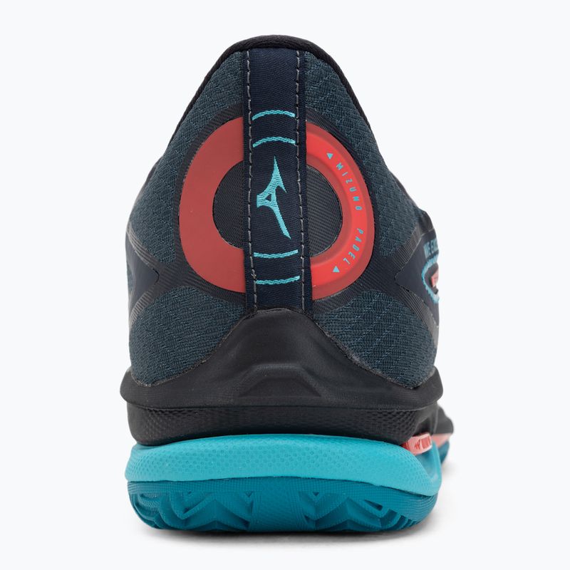 Padel shoes Mizuno Wave Exceed Tour 6 Padel salute/hibiscus/enamel blue 6