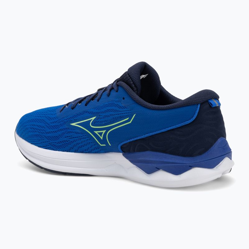 Men's running shoes Mizuno Wave Revolt 3 Reflex blue c/green gecko/peacoat 3