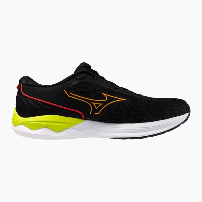 Men's running shoes Mizuno Wave Revolt 3 black/bright marigold/evening primrose 8