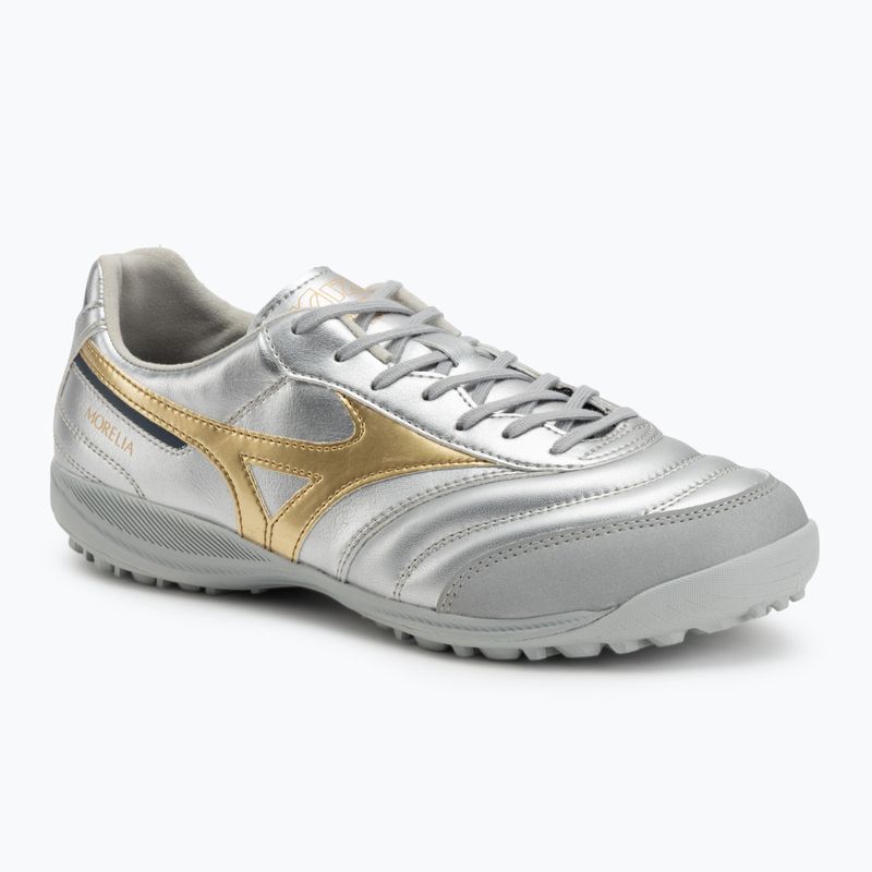 Men's football boots Mizuno Morelia Sala Pro TF galaxy silver/gold/gold