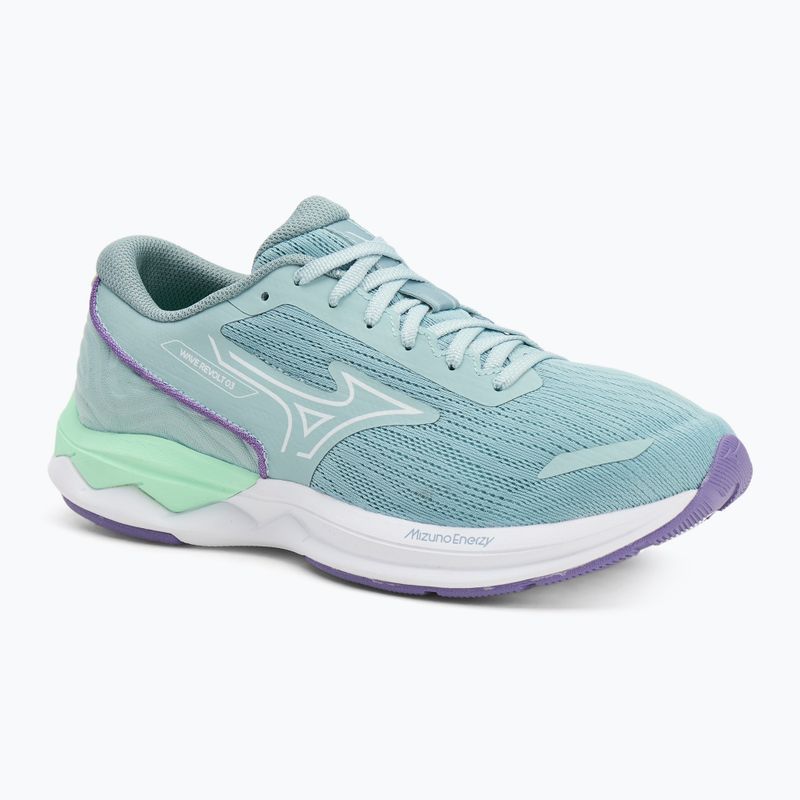 Women's running shoes Mizuno Wave Revolt 3 ether/white/ paisley purple