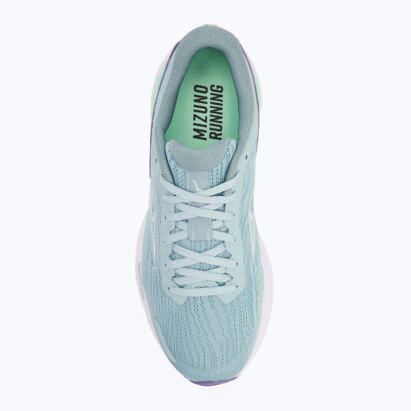 Women's running shoes Mizuno Wave Revolt 3 ether/white/ paisley purple 5