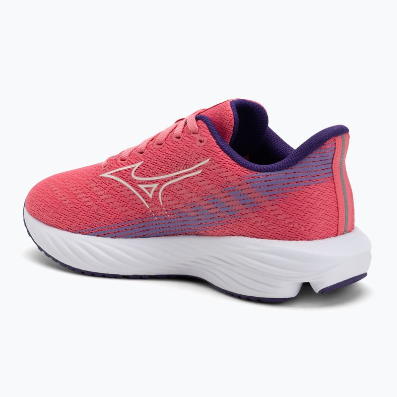 Children's running shoes Mizuno Enerzy Rider Jr camelliarose/ snowwhite/violiet 3
