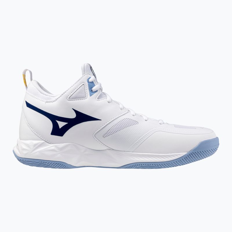 Volleyball shoes Mizuno Wave Dimension Mid white/bellwether blue/belairblu 9