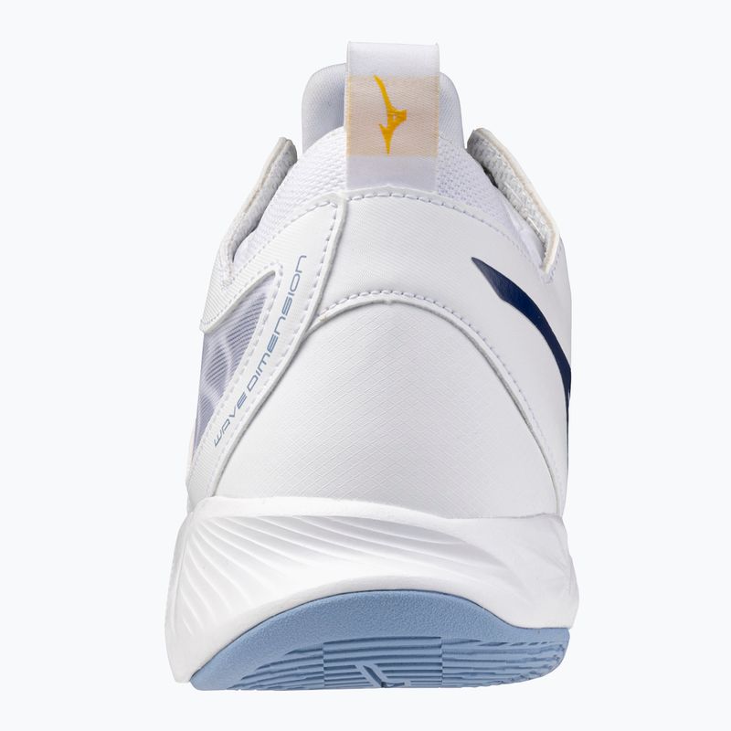 Volleyball shoes Mizuno Wave Dimension Mid white/bellwether blue/belairblu 10
