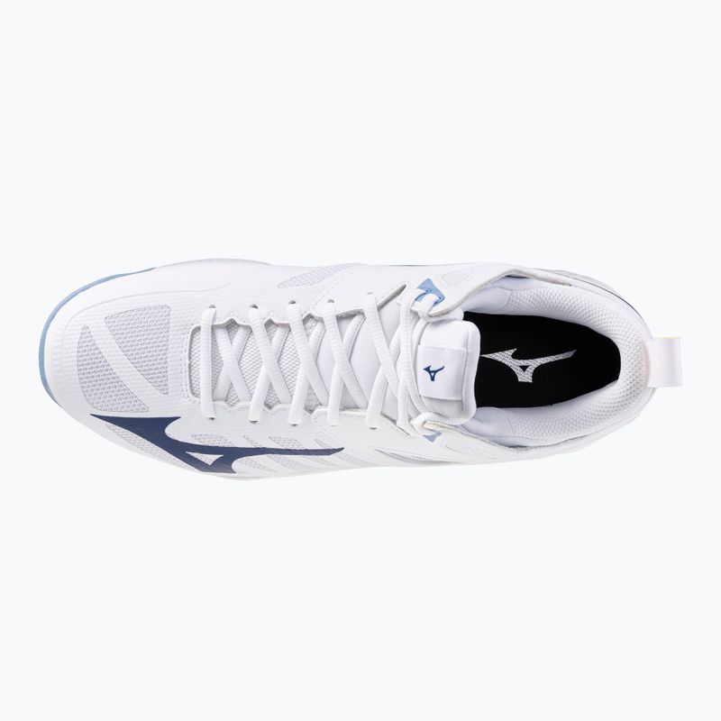Volleyball shoes Mizuno Wave Dimension Mid white/bellwether blue/belairblu 11