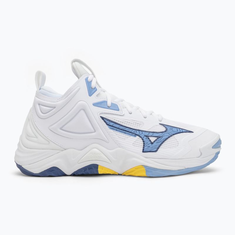 Volleyball shoes Mizuno Wave Momentum 3 Mid white/bellwether blue/belairblu 2