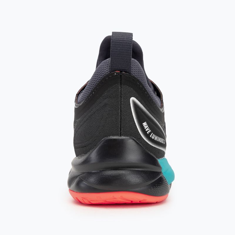 Volleyball shoes Mizuno Wave Luminous 3 black/neon flame/peacock blue 6