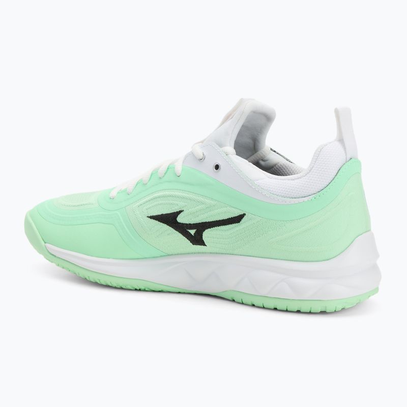 Mizuno Wave Luminous 3 neo mint/black/frontier blue volleyball shoes 3