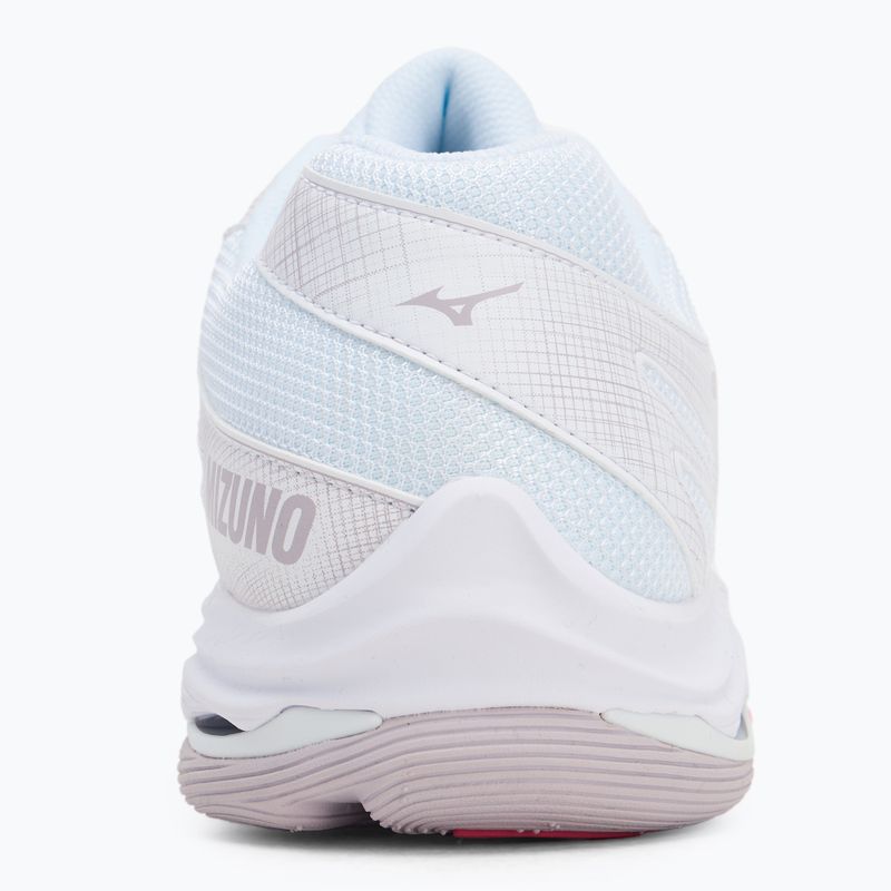 Mizuno Wave Voltage 2 volleyball shoes white/violet indigo/camellia rose 6